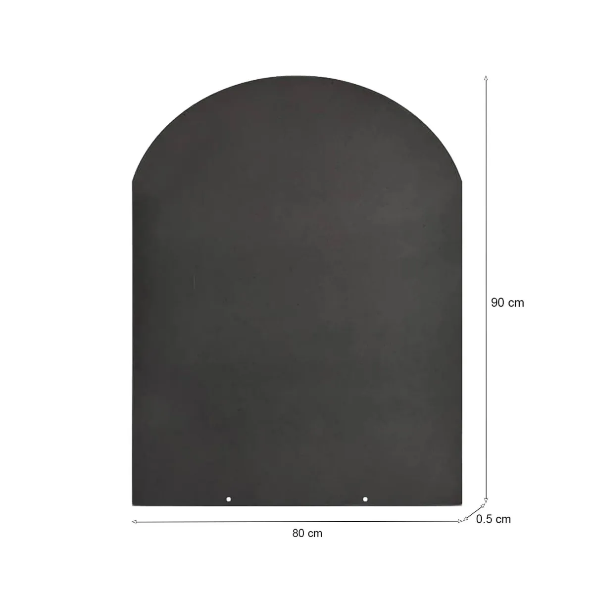 Scaffali|Accessori Riscaldamento > Dmora Accessorio riscaldamento Alfedena, 80x90 h1 cm, Nero