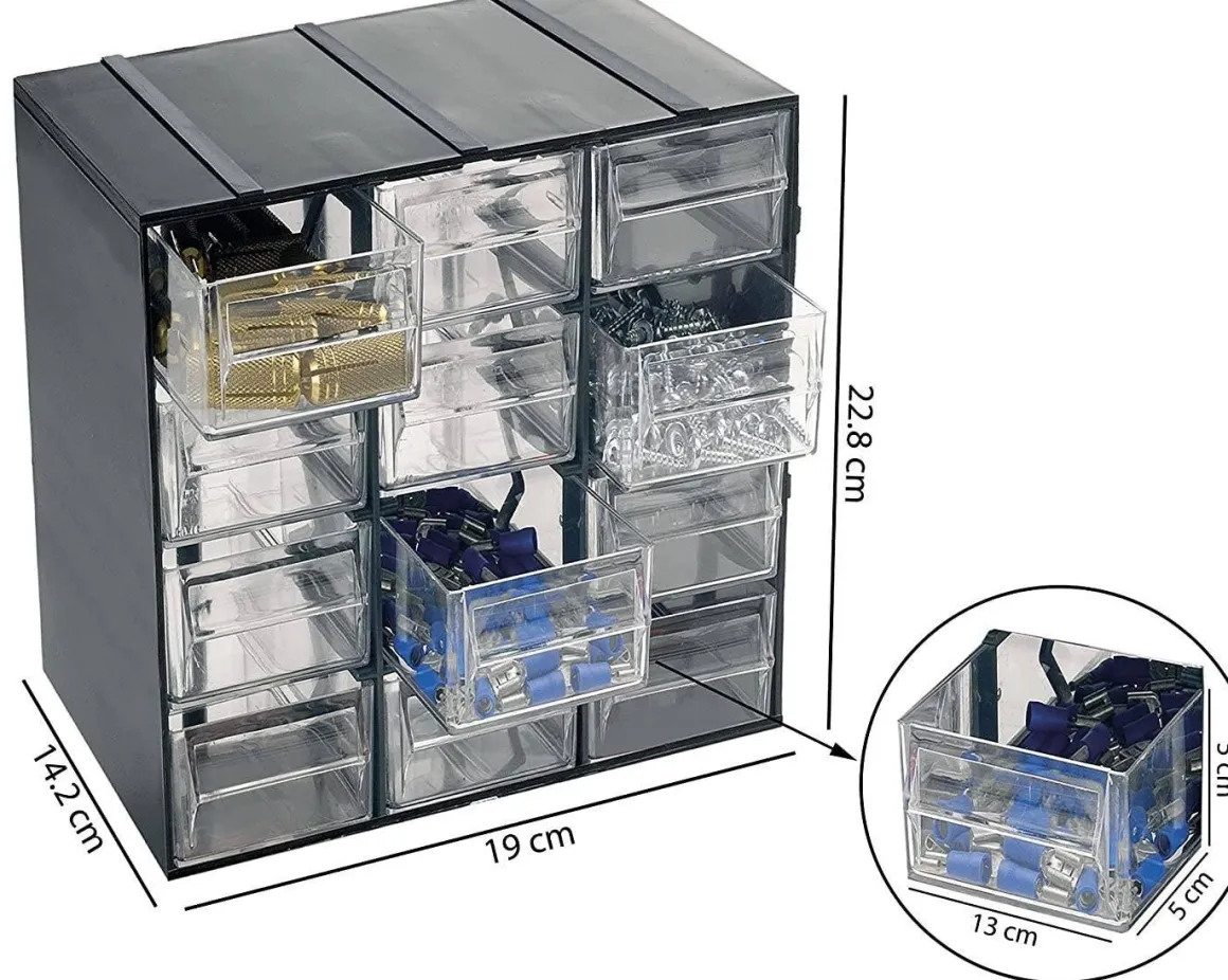 Armadio antracite slim 19x22h cm - Adorata