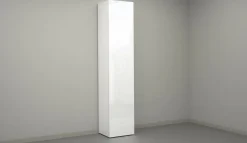 Armadio bianco 1 anta 45x190h cm - Bassiano