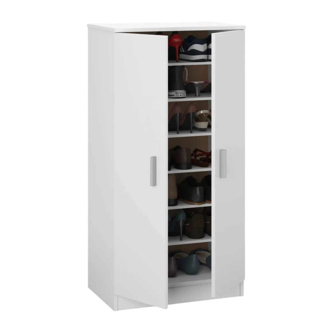 Armadio bianco ante battenti 55x108h cm - Akimera