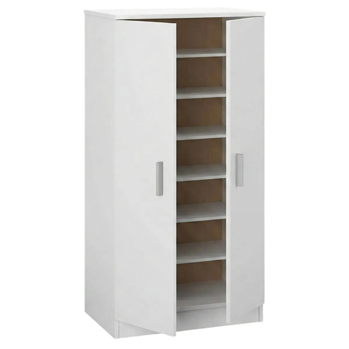 Armadio bianco ante battenti 55x108h cm - Akimera