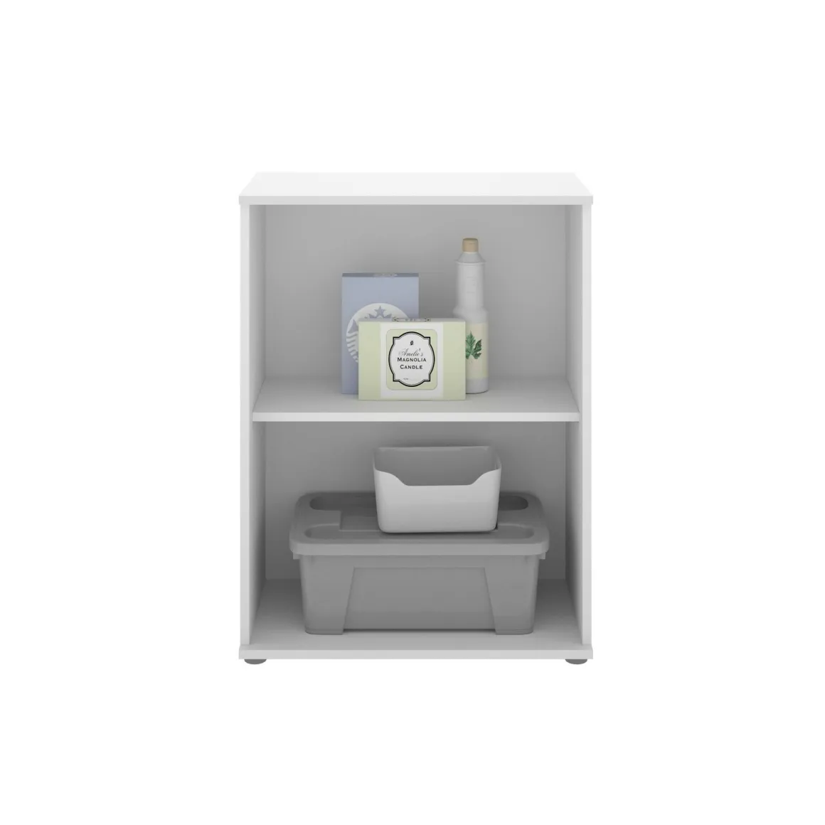 Armadi Multiuso 2 Ante > Dmora Armadio ante battenti 78x113h cm - Bienvenu Bianco