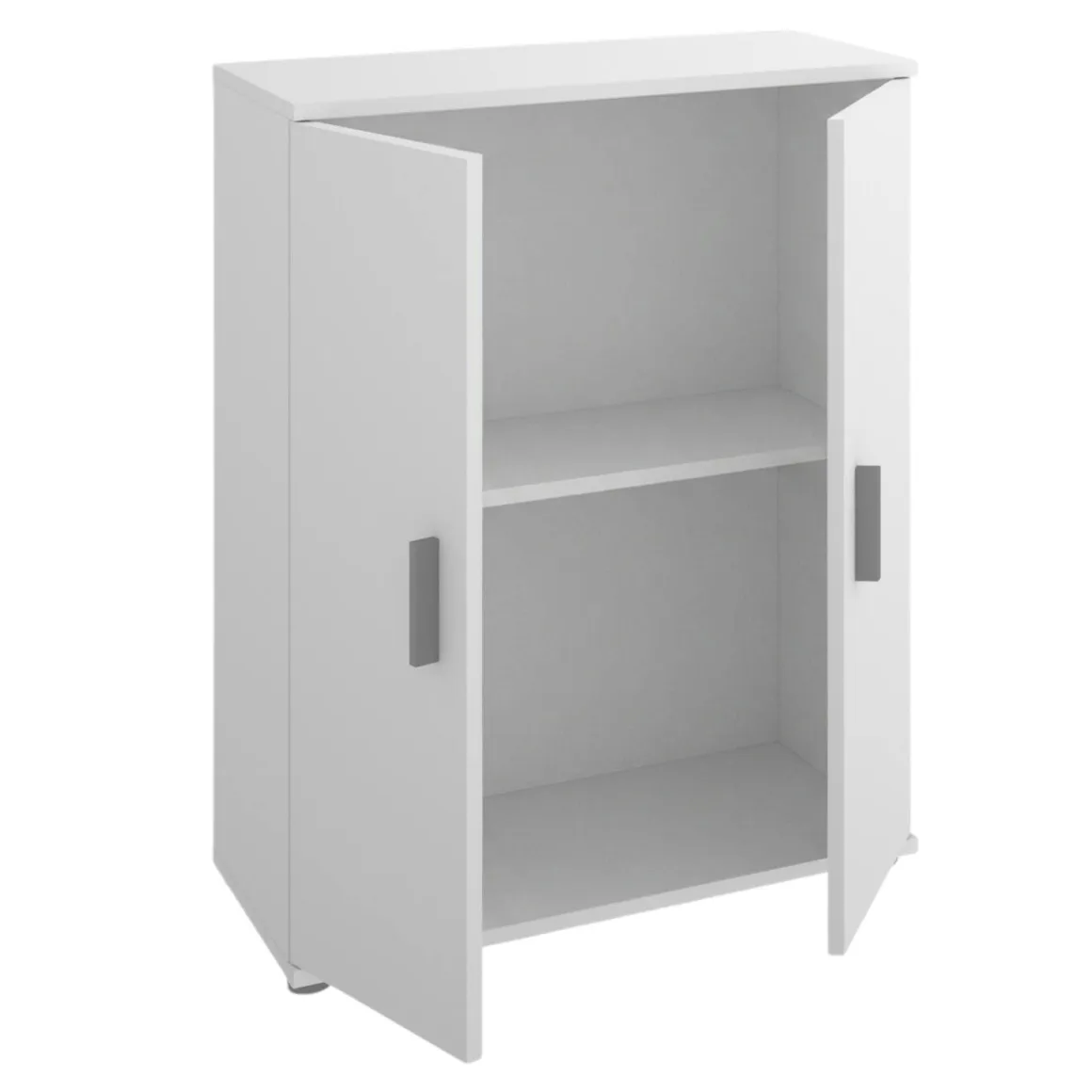 Armadi Multiuso 2 Ante > Dmora Armadio ante battenti 78x113h cm - Bienvenu Bianco