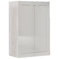 Armadi Multiuso 2 Ante > Dmora Armadio ante battenti 78x113h cm - Bienvenu Bianco