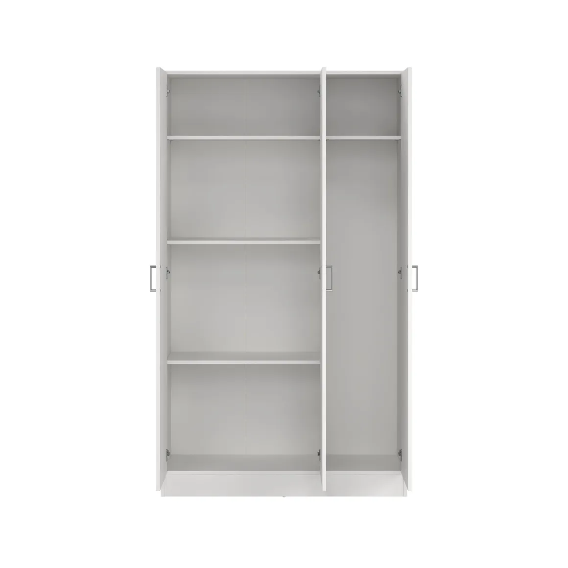 Armadio bianco 3 ante salvaspazio 109x180h cm - Ranuncolo