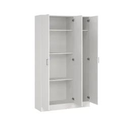 Armadio bianco 3 ante salvaspazio 109x180h cm - Ranuncolo