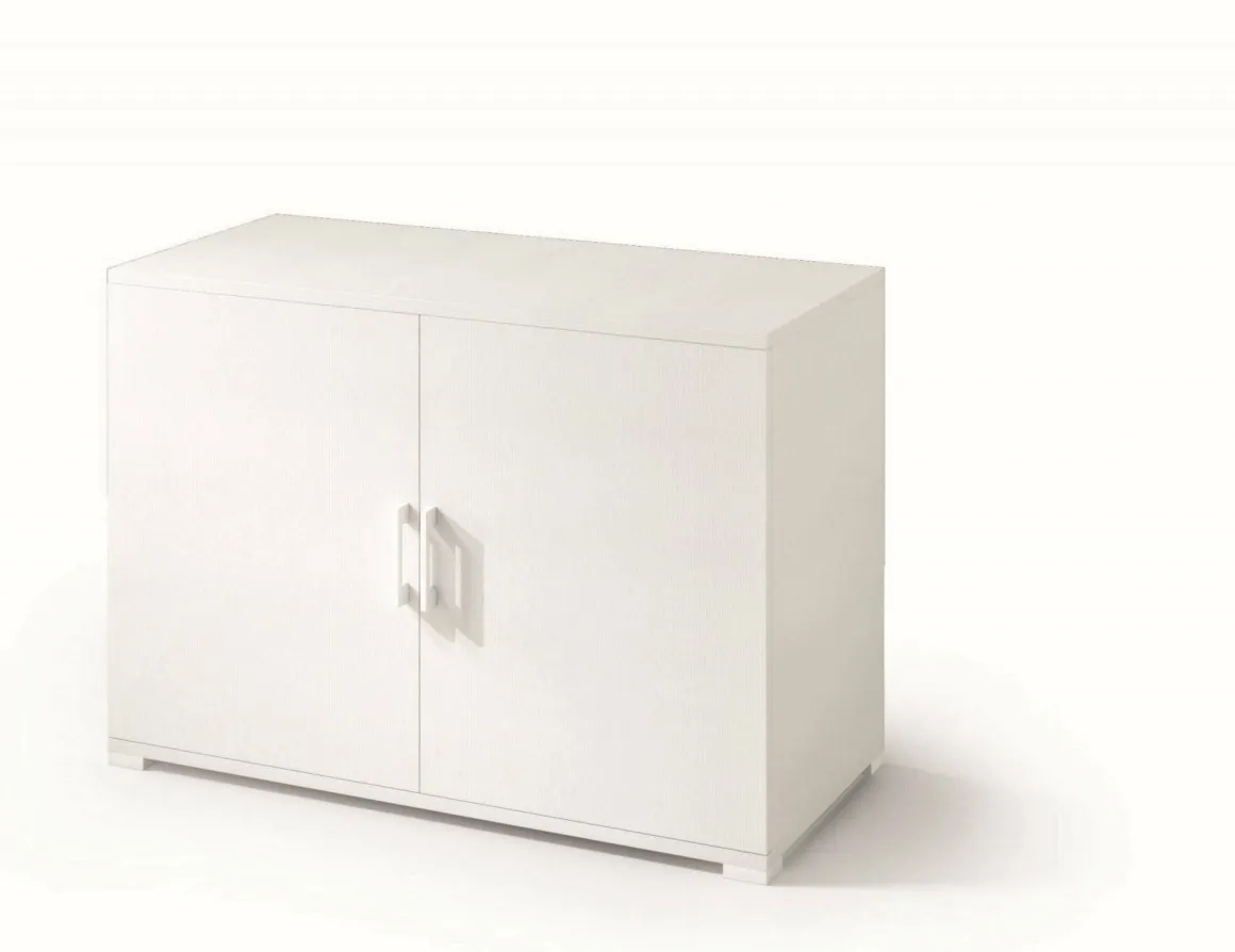 Armadio bianco 2 ante 90x66h cm - Serafinito