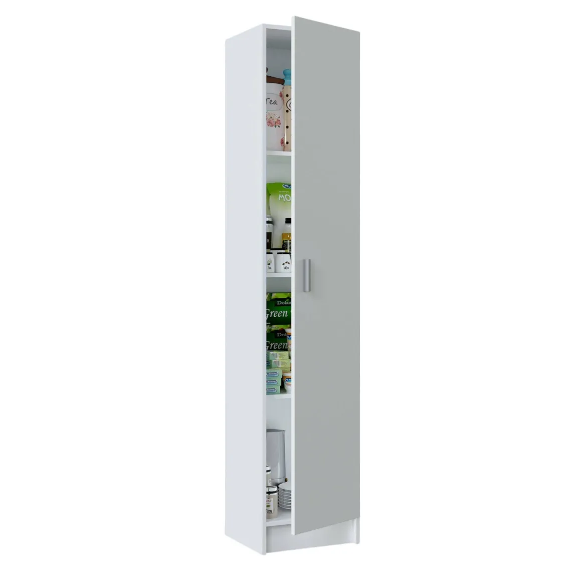 Armadio bianco bagno 37x180h cm - Alexander