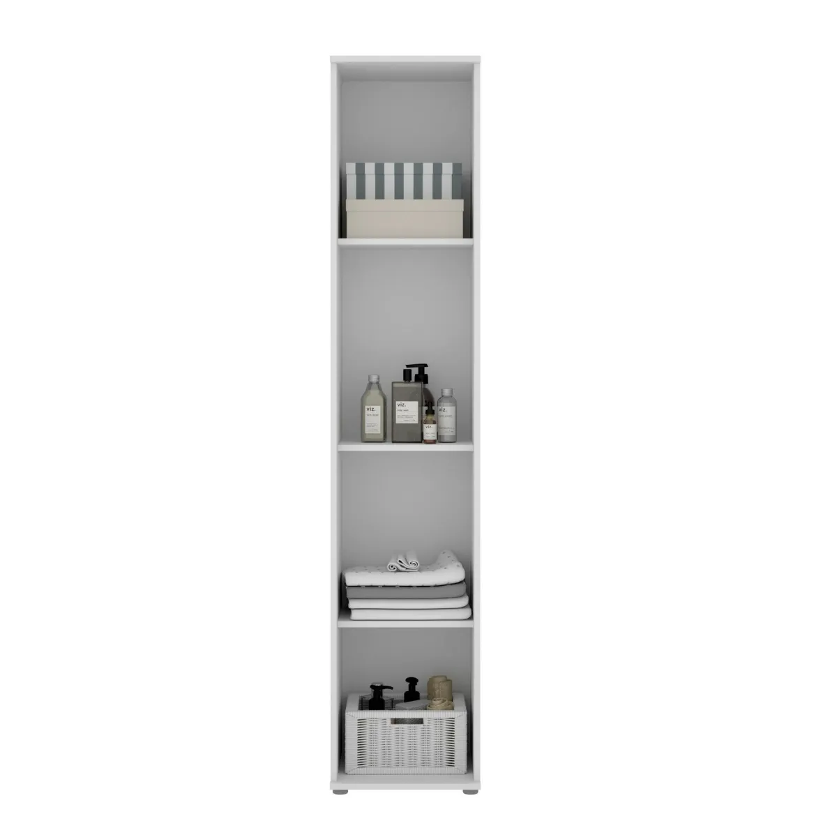 Armadi Multiuso 1 Anta|Camera Da Letto > Dmora Armadio bagno 39x190h cm - Arrow Bianco