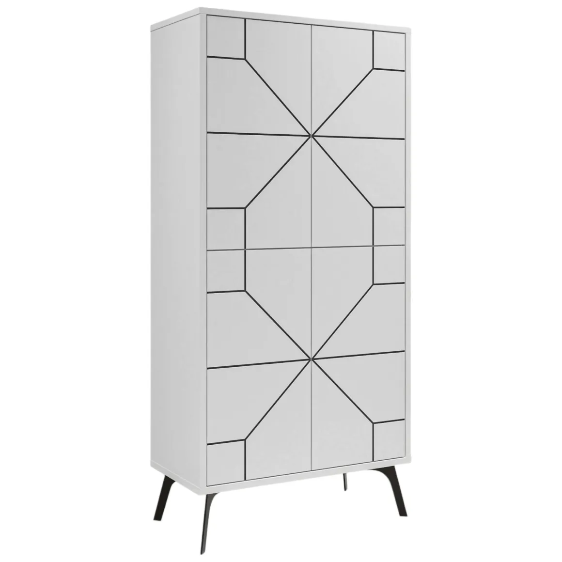 Armadio bianco colonna 62x136h cm - Bussola
