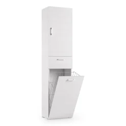 Armadio bianco con cassetto 45x195h cm - Aryanne