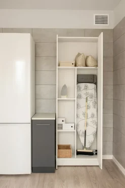 Armadio bianco cucina 78x190h cm - Arna