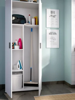 Armadio bianco cucina 78x190h cm - Arna