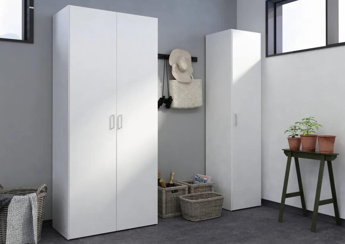 Armadio bianco ingresso 39x175h cm - Am