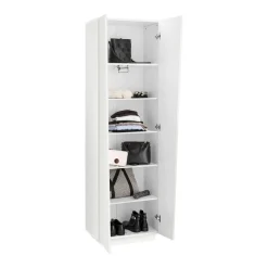 Altri Armadi Multiuso > Dmora Armadio 4 ante 68x180h cm - Eridano Bianco Lucido