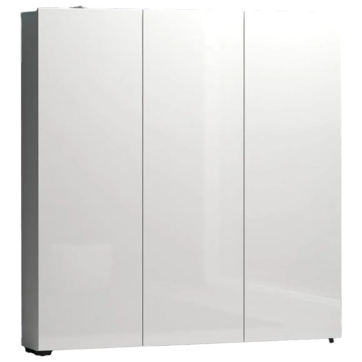 Armadio bianco lucido multiuso 110x115h cm - Onice