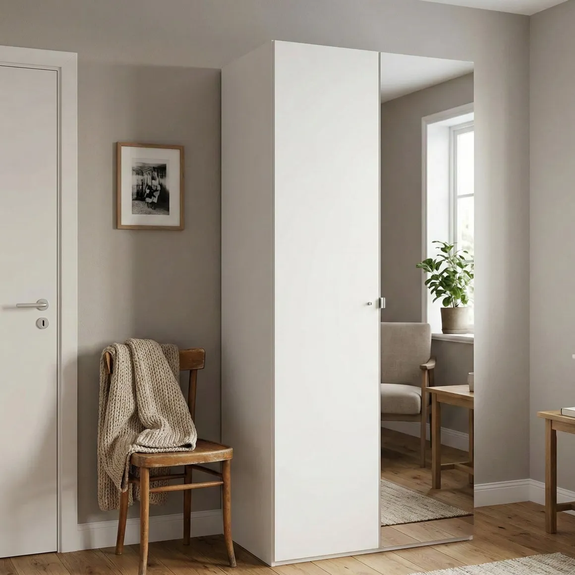 Armadio bianco lucido salvaspazio 98x218h cm - Avise