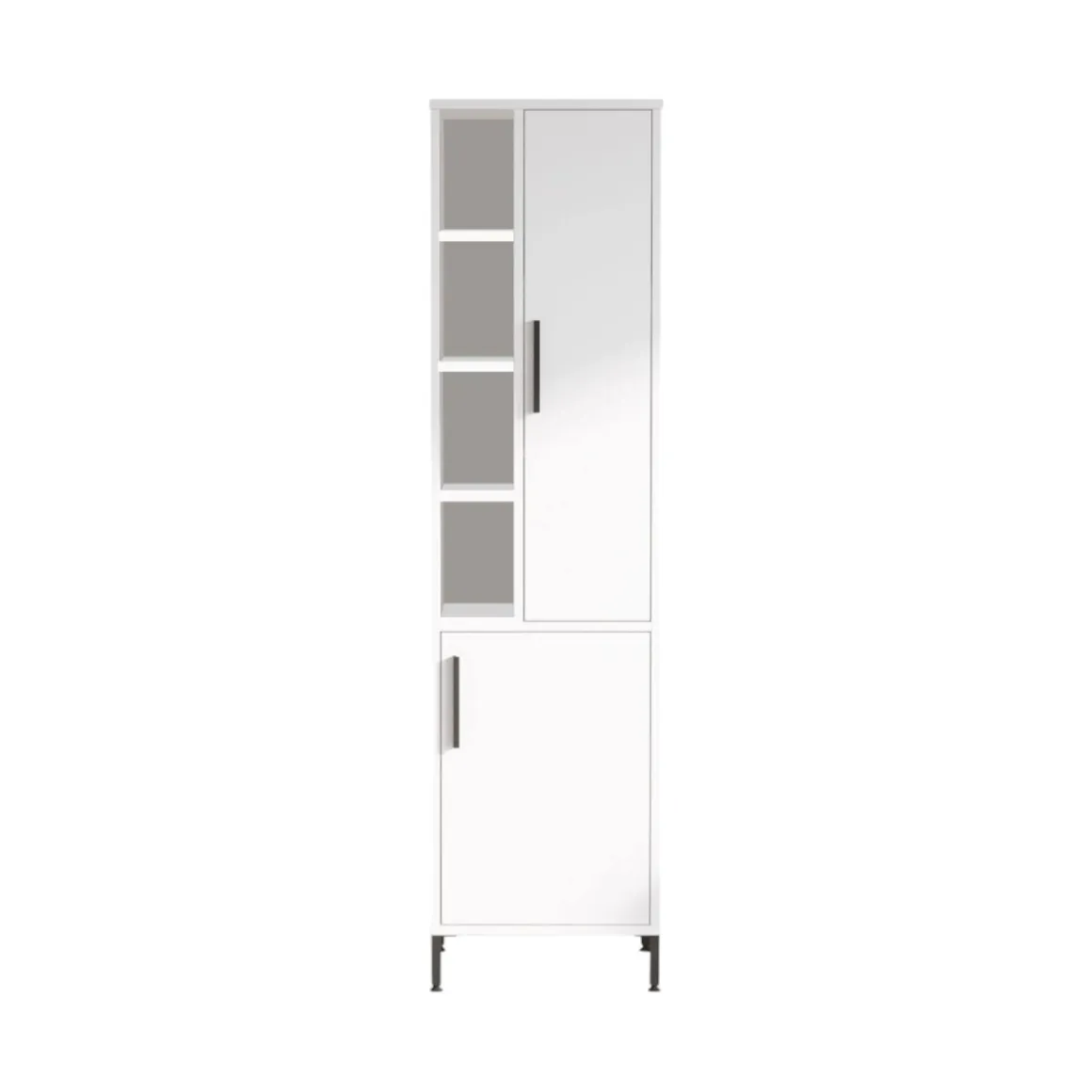 Armadio bianco salvaspazio 45x173h cm - Jongdari