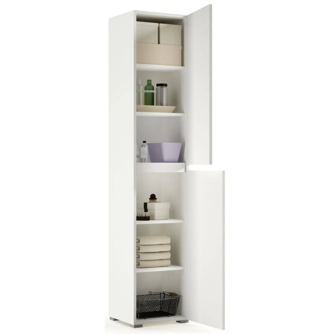 Armadio bianco slim 45x195h cm - Daisuke