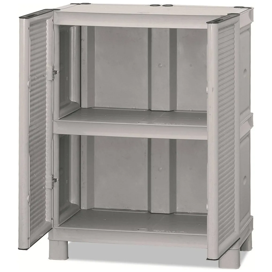 Armadio da esterno 2 ante grigio chiaro 70x92h cm - Arlinda