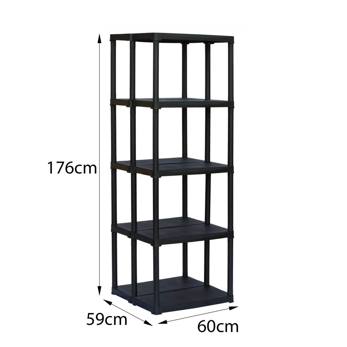 Armadio da esterno antracite 60x176h cm - Aurelian