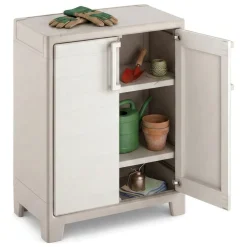 Armadio da esterno Grimsby, 80x44 h100 cm, Sabbia