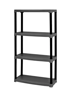 Scaffali|Armadi Da Esterno > Dmora Armadio da outdoor antracite 70x133h cm - Akay Nero Antracite