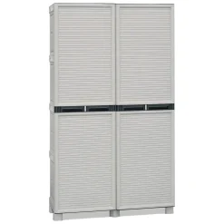 Armadio esterno 2 ante grigio chiaro 100x172h cm - Achae