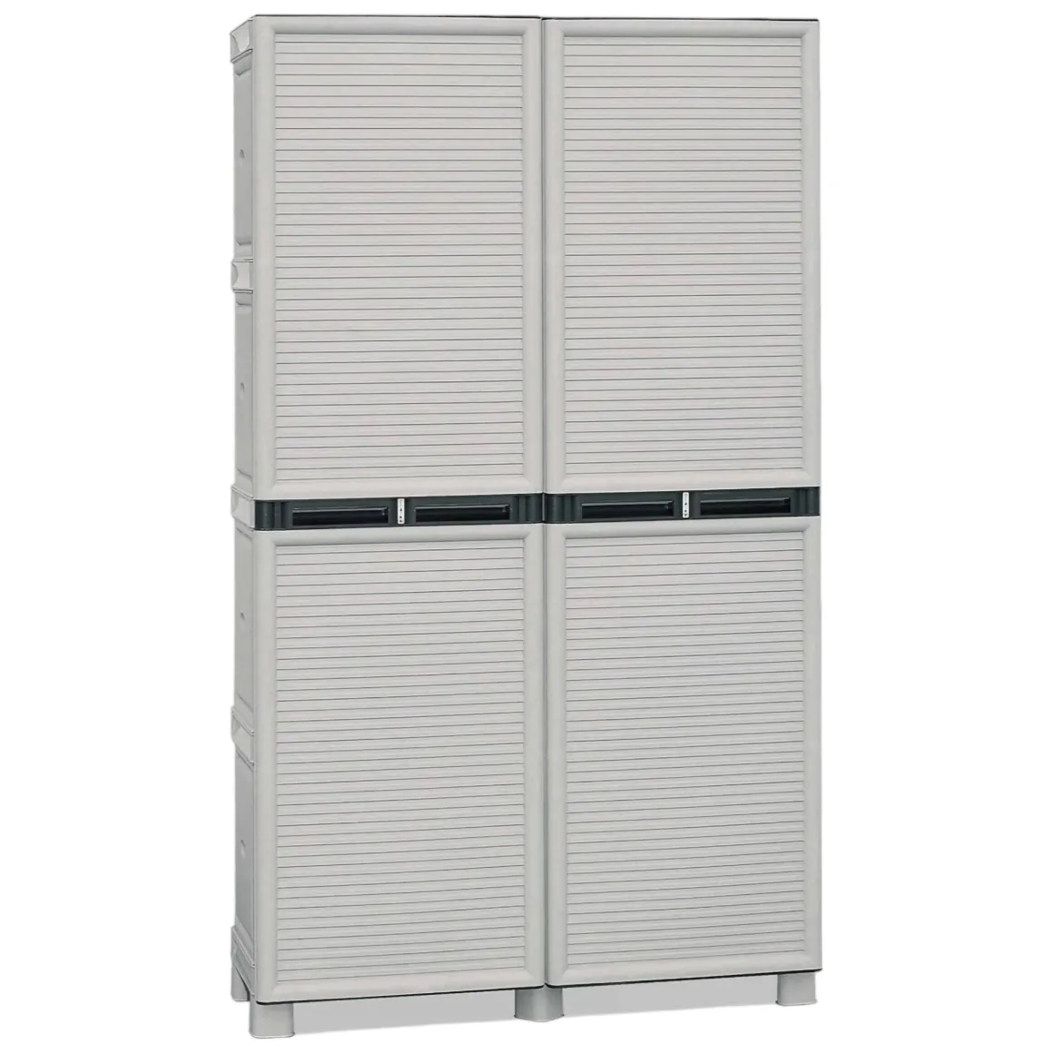 Armadio esterno 2 ante grigio chiaro 100x172h cm - Achae
