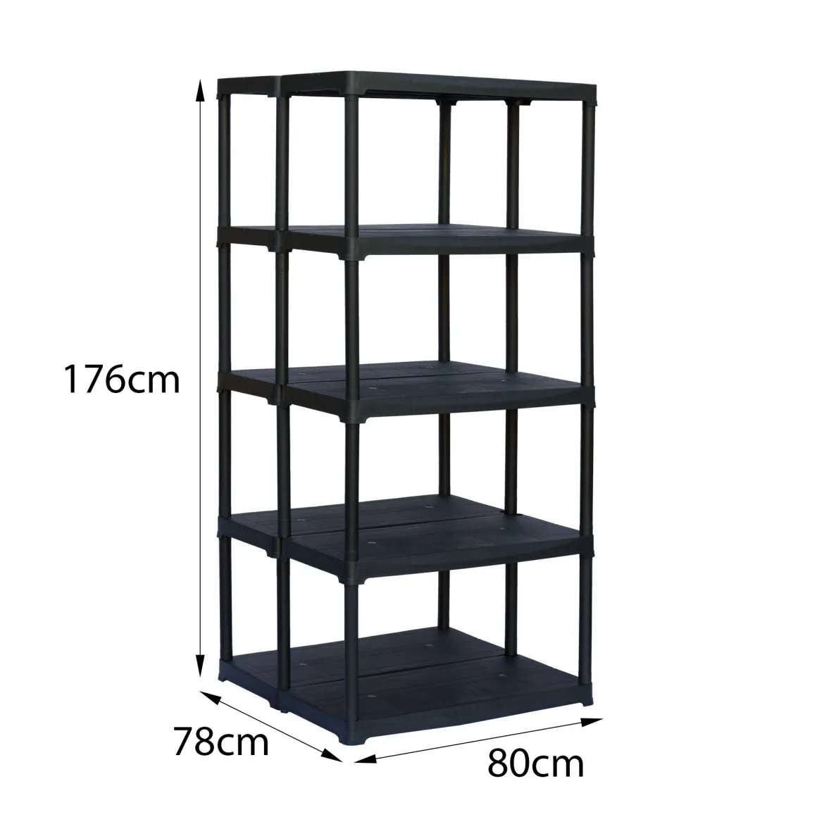 Armadio esterno antracite 80x176h cm - Aurelian