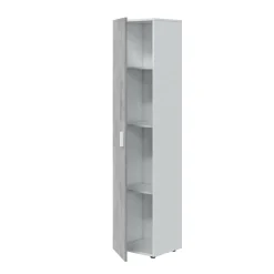 Armadio grigio e bianco slim 41x182h cm - Avlis
