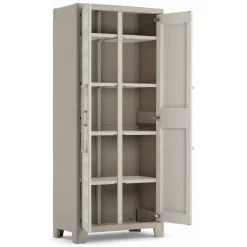 Armadio in plastica alto sabbia 80x182h cm - Grimsby