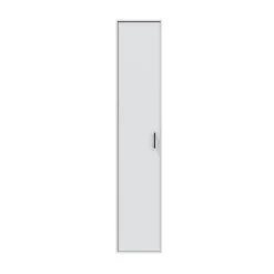 Armadi Multiuso 1 Anta > Dmora Armadio Multiuso 1 Anta 2 Ripiani Apertura Battente 41x206h cm, Un'anta - Crucoli Bianco