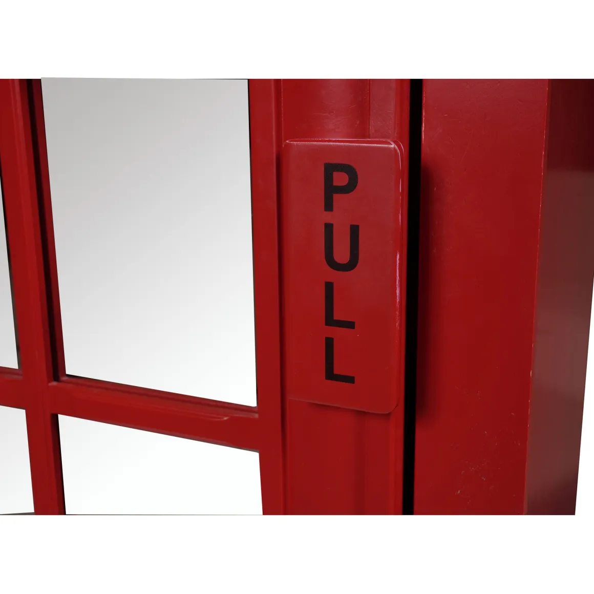 Armadio Multiuso 1 Anta Rosso Beige 2 Ripiani Appendiabiti 68x215h cm, Cassetti - Pachino