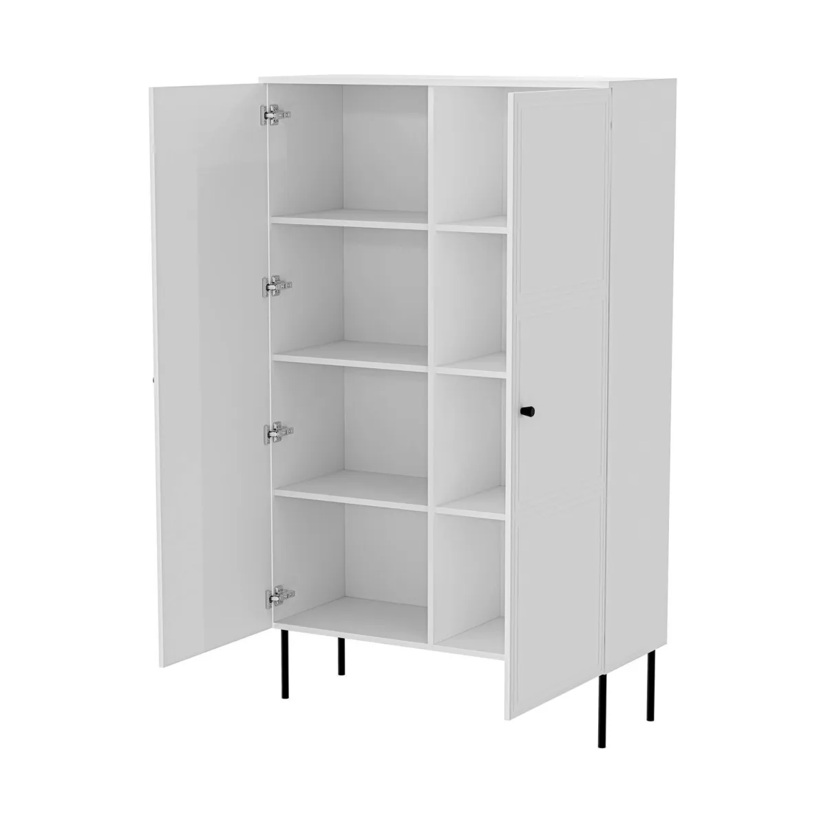Armadi Multiuso 2 Ante > Dmora Armadio multiuso 2 ante Sedilo, 100x39 h166 cm, Bianco