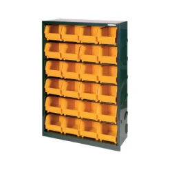 Armadio multiuso Dandreoll, Nero e Giallo, 64x26h95 cm
