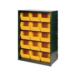 Armadio multiuso Dandreoll, Nero e Giallo, 66x37h95 cm