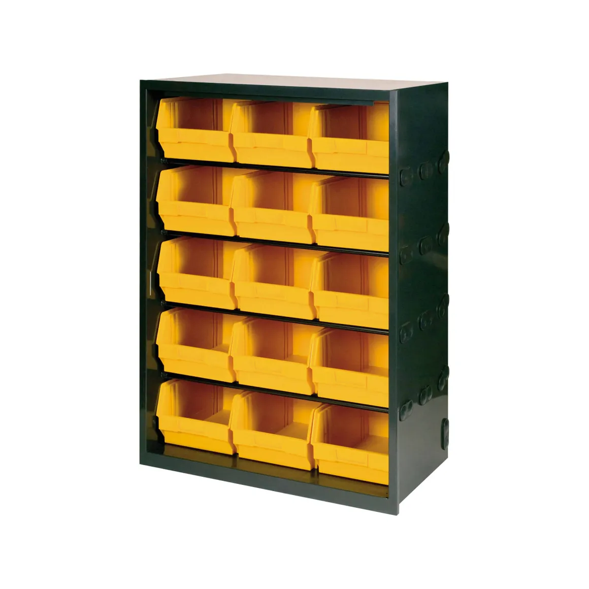 Armadio multiuso Dandreoll, Nero e Giallo, 66x37h95 cm