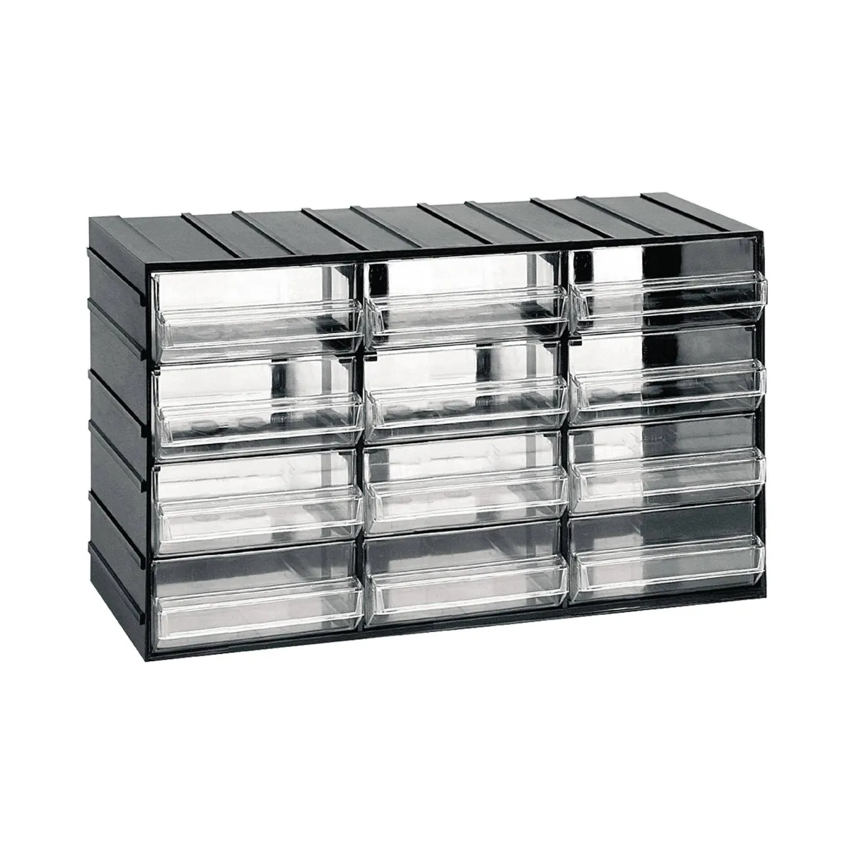 Bagno|Ingresso > Dmora Armadio multiuso Darrigon, Antracite, 12 cassetti