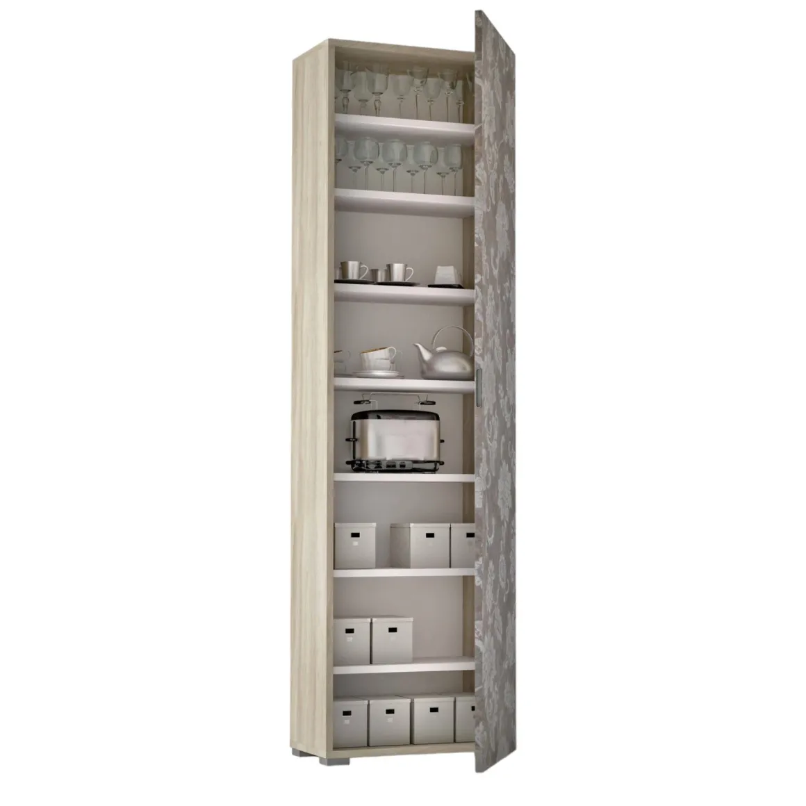 Armadio olmo 1 anta 50x182h cm - Abuela
