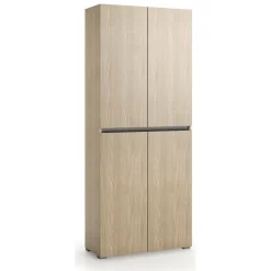 Altri Armadi Multiuso|Camera Da Letto > Dmora Armadio olmo 4 ante 80x195h cm - Arro Marrone Olmo