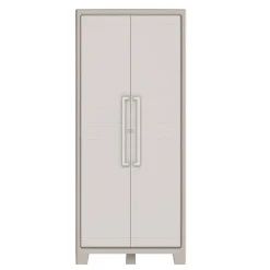 Armadi Da Esterno > Dmora Armadio outdoor alto sabbia 80x182h cm - Grimsby Marrone Sabbia