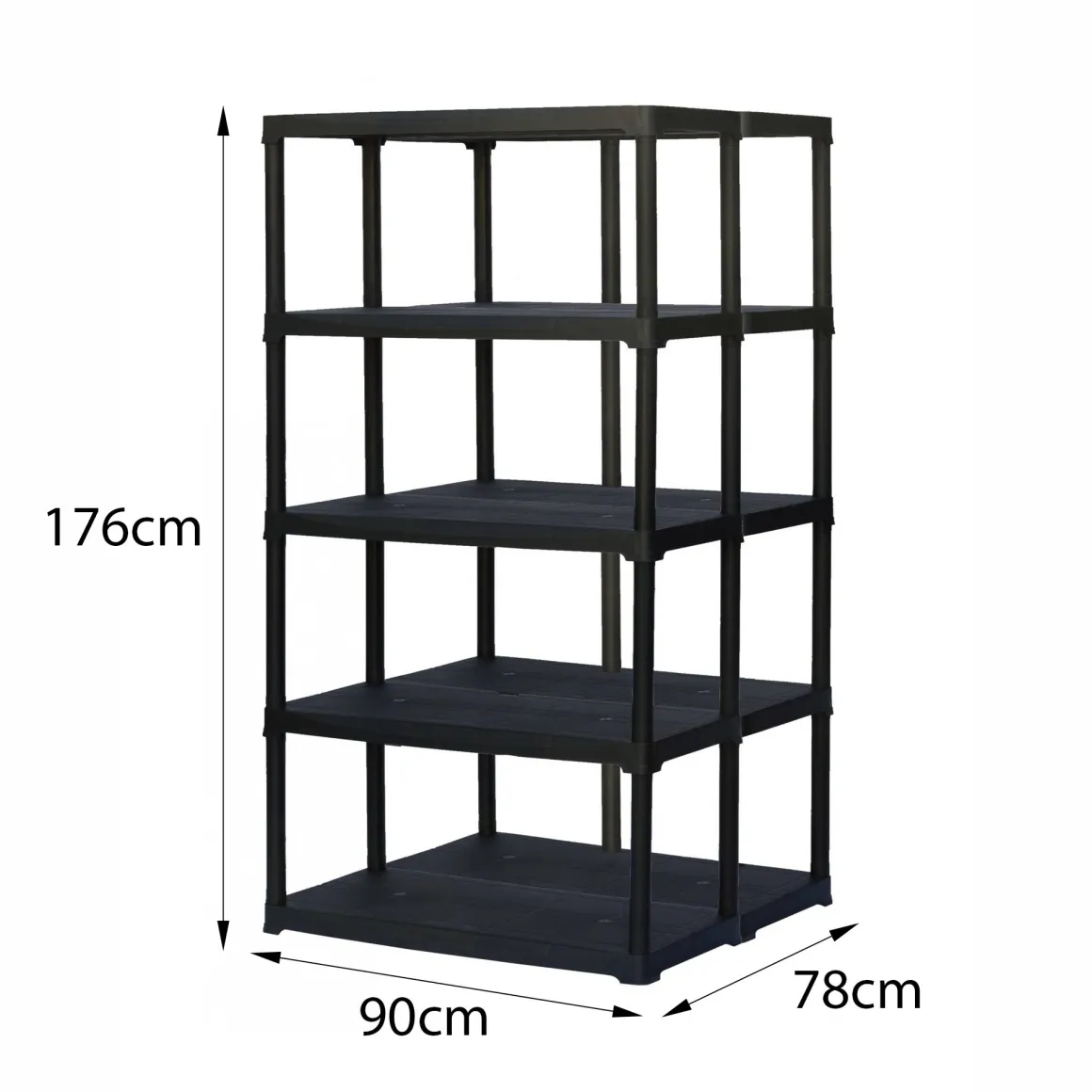 Armadio outdoor antracite 90x176h cm - Aurelian