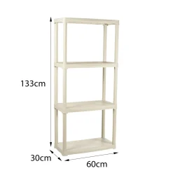 Scaffali|Armadi Da Esterno > Dmora Armadio outdoor 60x133h cm - Gelsomina Bianco