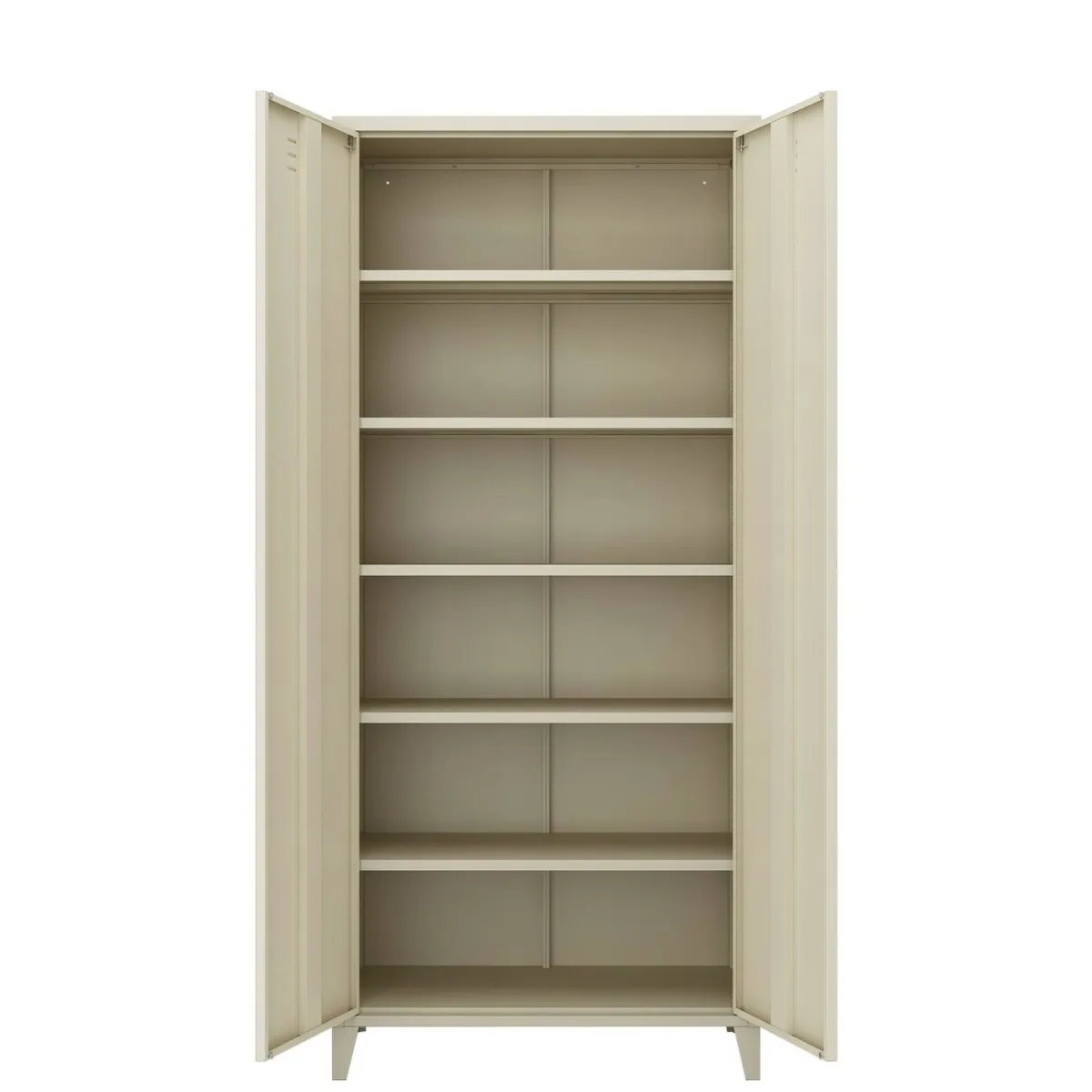 Armadi Multiuso 2 Ante > Dmora Armadio panna ante battenti 80x180h cm - Pezzaze Bianco Panna