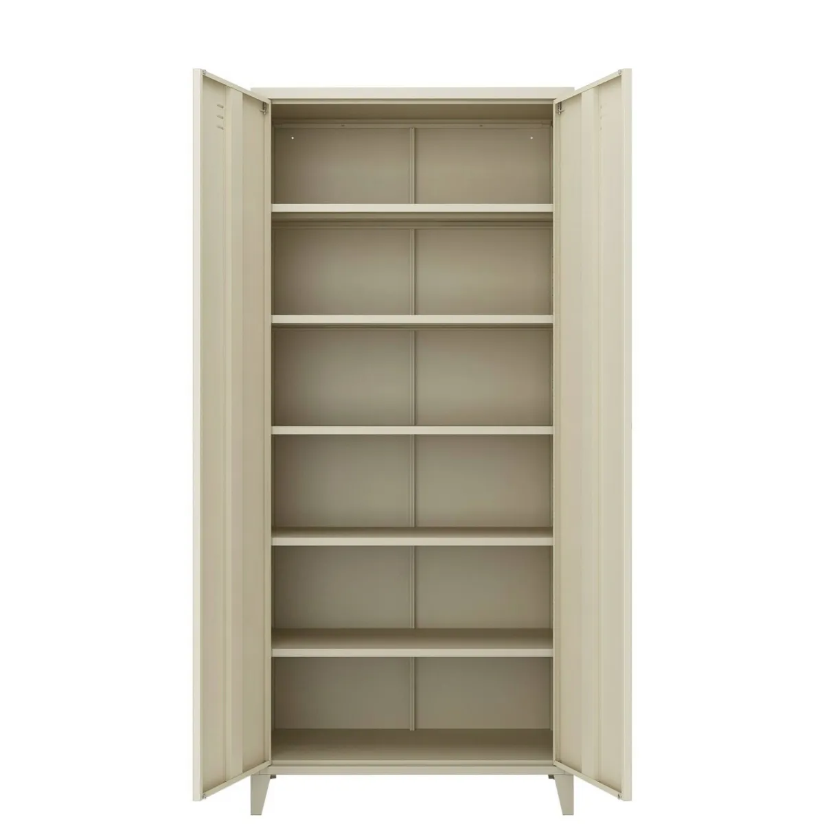 Armadi Multiuso 2 Ante > Dmora Armadio panna ante battenti 80x180h cm - Pezzaze Bianco Panna