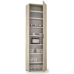 Armadi Multiuso 1 Anta|Camera Da Letto > Dmora Armadio rovere 1 anta 50x182h cm - Abuela Marrone Rovere