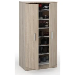 Armadi Multiuso 2 Ante|Camera Da Letto > Dmora Armadio rovere ante battenti 59x180h cm - Altiplano Marrone Rovere