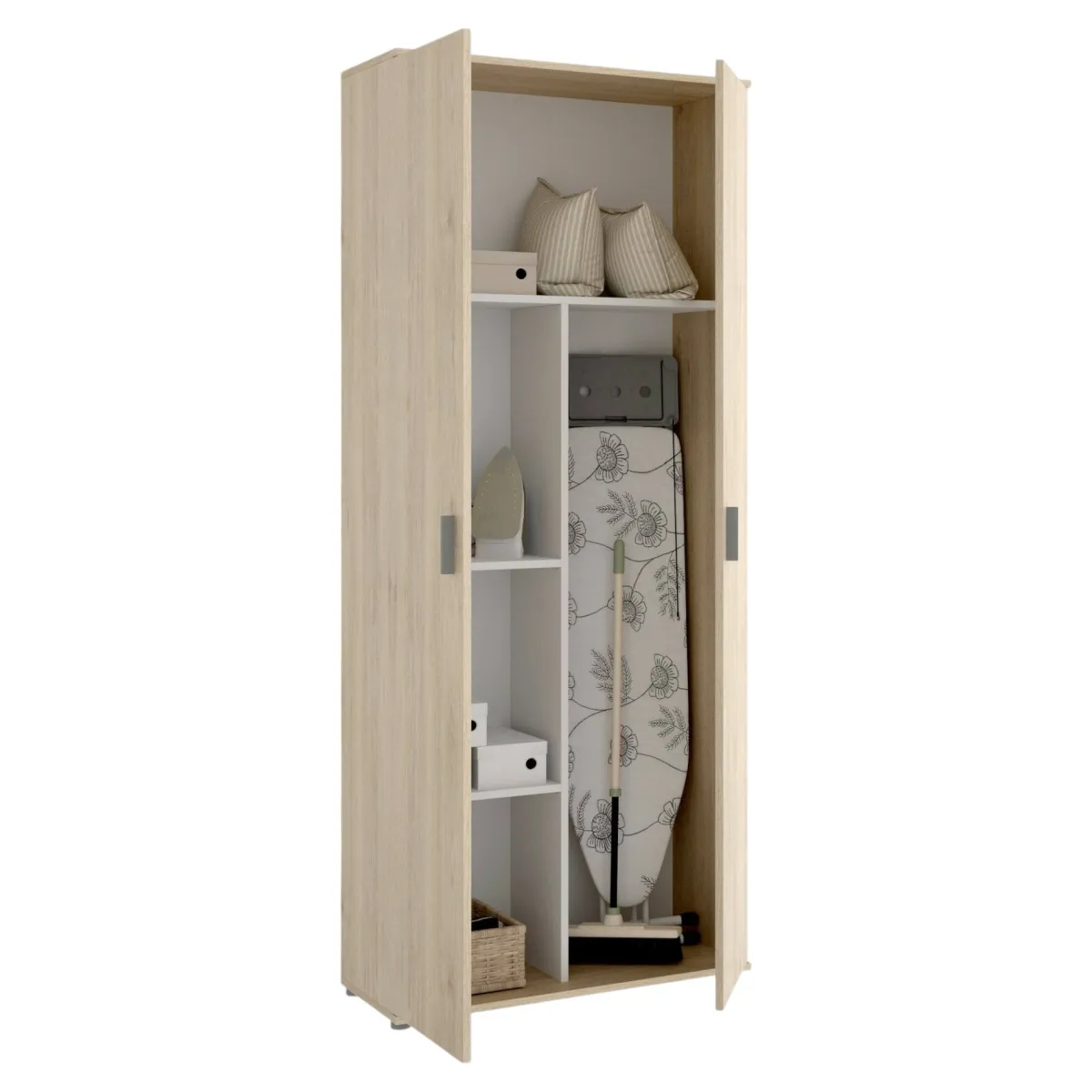 Armadi Multiuso 2 Ante|Camera Da Letto > Dmora Armadio rovere 2 ante 78x190h cm - Arna Marrone Rovere
