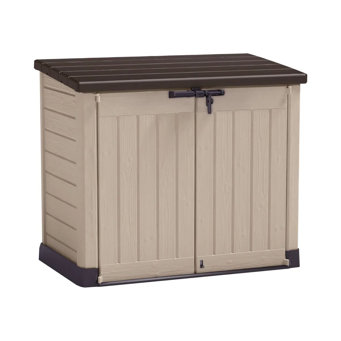 Armadio terrazzo 2 ante beige 145x125h cm - Hinton